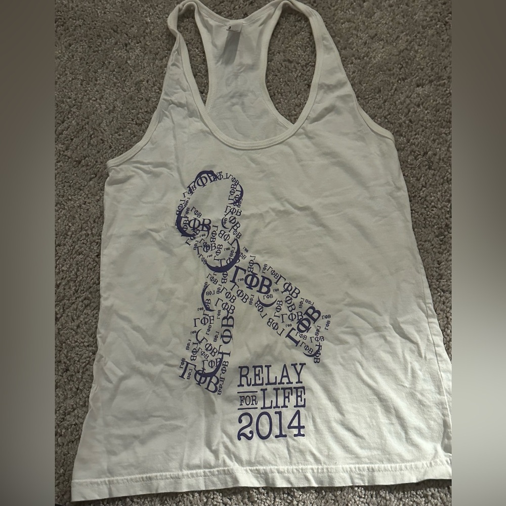 Gamma Phi Beta Relay For Life Tank